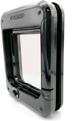 Vista 2 de Cat Mate Rotary 4-Way-Locking Cat Flap (358) - Versatile Lockable Door for Small to Average-Sized Cats, for Single/Multiple Glazing, UPVC, Wall and