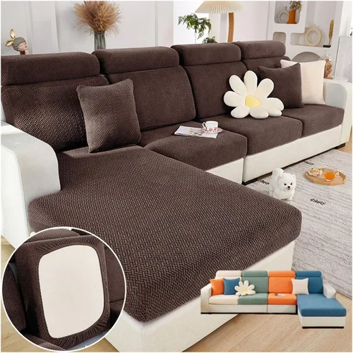 Vista 9 de Fundas para sofá hogar relajantes, Fundas para sofá Hero, Fundas universales para sofá resistentes al desgaste Lavables, Fundas elásticas para sofá