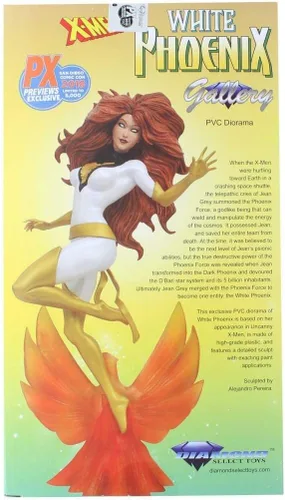 Vista 3 de Marvel Gallery White Phoenix - Estatua de PVC de 10 pulgadas, exclusiva SDCC