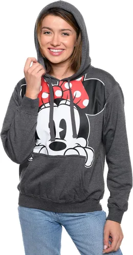 Vista 5 de Disney Sudadera con capucha para mujer Minnie Mouse Peeking