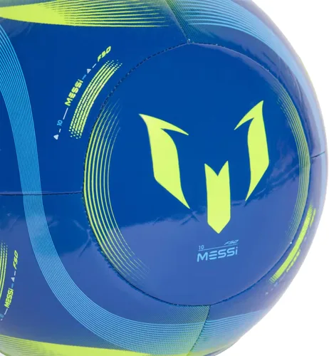 Vista 3 de Adidas Messi Club - Balón de fútbol unisex para adultos, azul real/semi azul explosivo/amarillo solar, 3