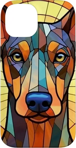 Vista 4 de Funda para iPhone 16 Doberman Dog