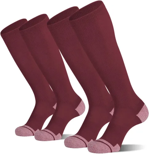 Vista 19 de CS CELERSPORT Paquete de 2 / 3 calcetines de béisbol para jóvenes, niños y adultos, calcetines de fútbol de sóftbol sobre la pantorrilla