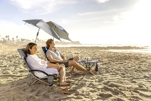 Vista 2 de Sport-Brella Beach Chair with UPF 50+ Adjustable Umbrella