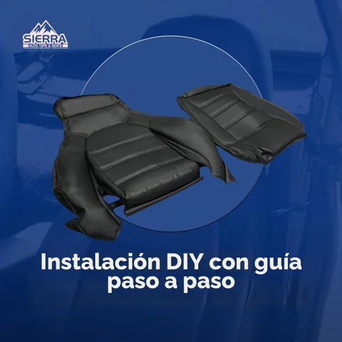 Vista 5 de Mazda Miata kit de funda para asiento delantero estándar 1990-1996 negro, piel de imitación