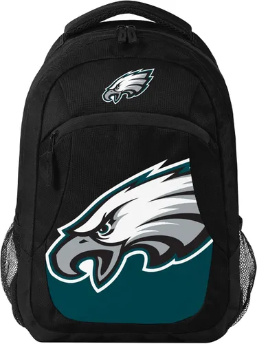 Vista 30 de FOCO - Mochila de acción con bloques de color San Francisco 49ers NFL