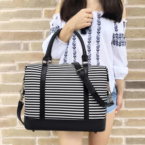 Vista 9 de CAMTOP- Bolso de viaje para mujer, de lona, para equipaje de mano), 6050