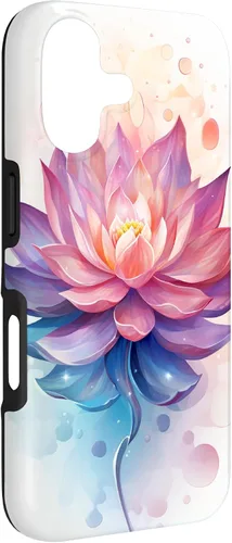 Vista 3 de Funda con ilustración de flor de loto para iPhone 17