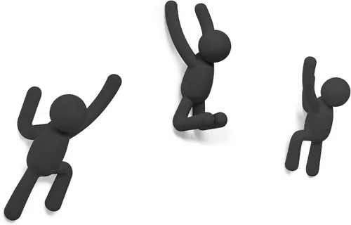 Vista 7 de Umbra Buddy – Ganchos de pared Negro