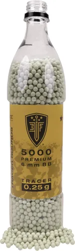 Vista 6 de Elite Force Tracer BBS Glow-in-The-Dark Premium 6mm Airsoft BBS Ammo, 1000 Count Tracer Glow