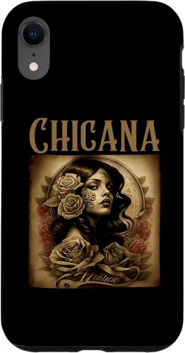 Vista 24 de iPhone 16 Chicana Style Tattoos Clothes Women Mexican American Latina Case
