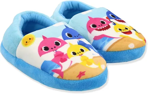 Vista 3 de Baby Shark Pantuflas Aline de felpa para niños pequeños
