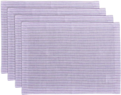 Vista 12 de Solino Home Juego de 4 manteles individuales de lino de 100 % lino puro, 14 x 19 pulgadas para primavera, verano, día de la madre, color aguacate