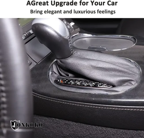 Vista 5 de Pegatinas de fibra de carbono suave para coche, indicador de cambio central para Chevrolet Corvette C6 2005-2013, calcomanías de ajuste de marco