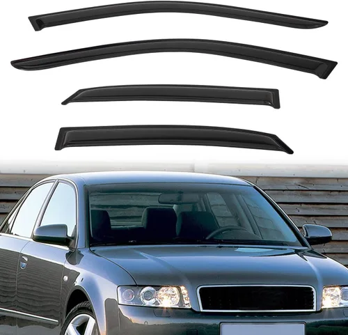 Vista 28 de Protectores de lluvia compatibles con modelos Trailblazer/GMC Envoy 2002-2009 para 5 pasajeros, visera de ventana lateral, deflector de viento