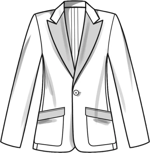 Vista 5 de Simplicity Patrón de costura S9170 - Trajes de esmoquin para hombre, tamaño: AA (34-36-38-40-42)