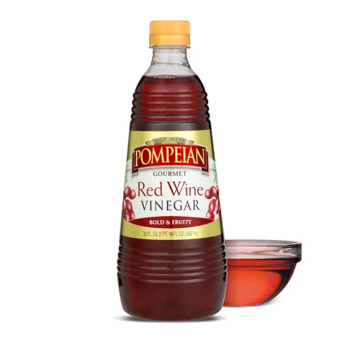 Vista 11 de Pompeian Vinagre de vino tinto orgánico gourmet, sin filtrar y sin pasteurizar, 16 onzas líquidas