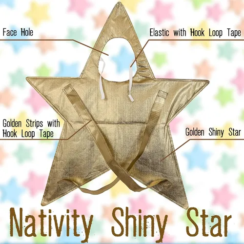 Vista 3 de A2Z 4 Kids Disfraz de estrella de Navidad para niños, disfraz de Navidad para niños de 3 a 8 años