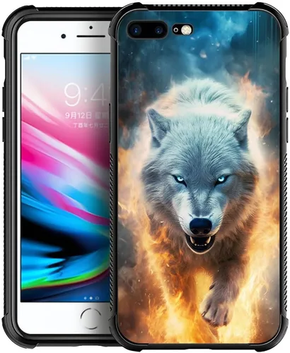Vista 47 de DAIZAG Funda compatible con iPhone 7/8 Plus, protección completa, a prueba de golpes, antiarañazos, funda de poliuretano termoplástico para hombre
