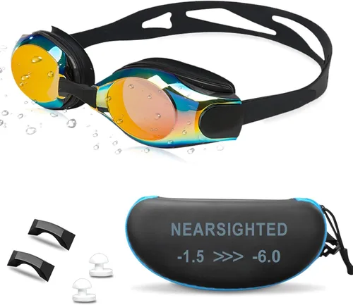 Vista 7 de Gafas de natación miope, Gafas de natación de visión corta