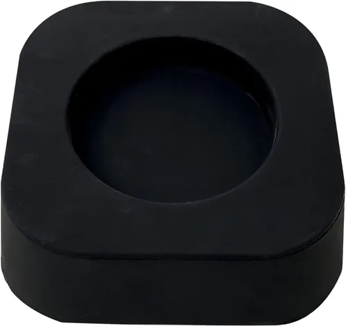 Vista 7 de SlipToGrip BE Quiet Pads - Paquete de 4 almohadillas redondas sin vibración con inserto de acero inoxidable, silenciosas patas de lavadora
