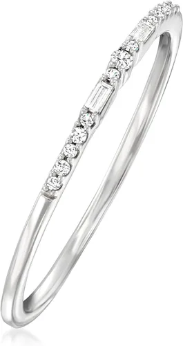 Vista 3 de Pure Collection by Ross-Simons Diamond Ring in Sterling Silver
