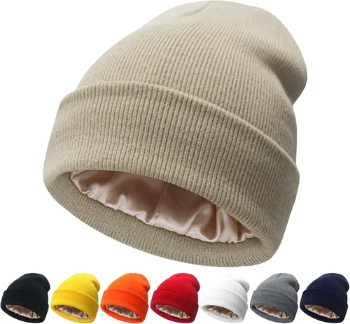 Vista 17 de NPQQUAN Unisex Beanie Hats for Men Women Winter Knit Beanies