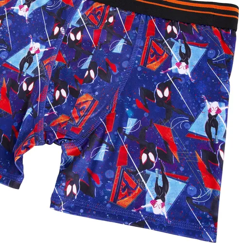 Vista 3 de Spiderman Boys' Boxer Briefs Multipacks Available with Spiderverse and Classic Prints in Sizes 4, 6, 8, 10 and 12