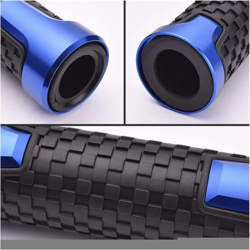 Vista 4 de Empuñaduras de manillar de motocicleta para manubrio de motocicleta, empuñaduras de goma CNC para Suzuki Gixxer 150 Sf 250 Sf Gixxer 155 2020 2021