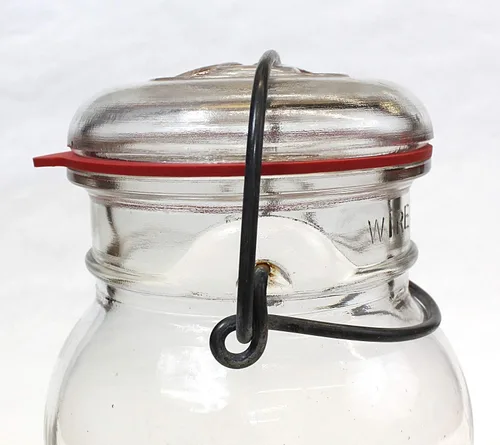 Vista 2 de Viceroy Reliable Seal - Sellos para tarros de conserva, se adaptan a frascos de boca regular de abrazadera, anillos de goma natural pura, rojo