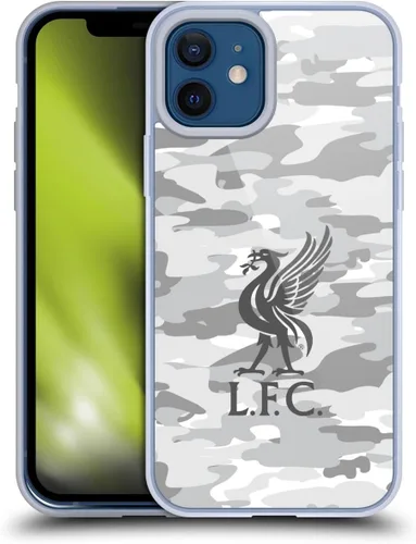 Vista 118 de Head Case Designs Funda de gel con licencia oficial del Liverpool Football Club Away Colourways Crest Camou [protección de grado militar] compatible