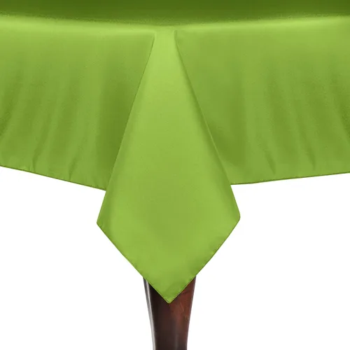 Vista 12 de ULTIMATE TEXTILE Mantel cuadrado de lino de poliéster de 52 x 52 pulgadas, color verde salvia