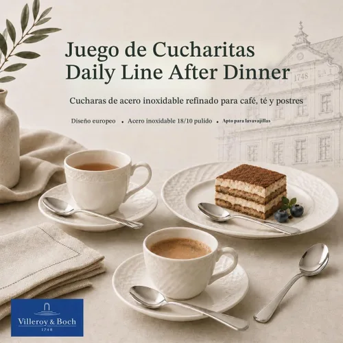 Vista 9 de Villeroy & Boch Daily Line - Juego de 6 cucharas de café