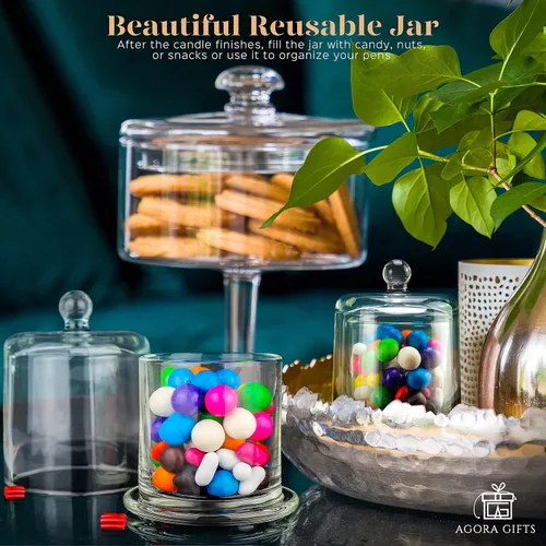Vista 7 de Vela perfumada Gardenia de lujo, regalo para el hogar, 5.3 onzas