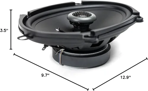 Vista 4 de Maxxsonics FKB168 MB Quart Formula - Altavoces coaxiales de audio para coche de 2 vías de 5 x 7/6 x 8 pulgadas