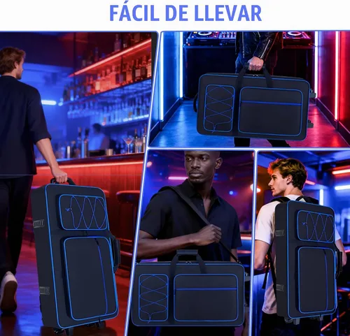 Vista 6 de Funda para controlador DJ con ruedas para DDJ FLX10/GRV6/REV7/REV5/1000/SC LIVE 4