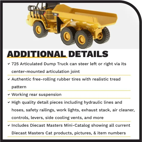 Vista 5 de Caterpillar 725 - Vehículo articulado de la serie Classics