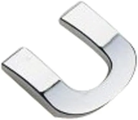 Vista 25 de Anso 1x Pegatina para Parachoques de Coche Auto de Metal Cromado DIY Letras 3D Digital Alfabeto Emblema