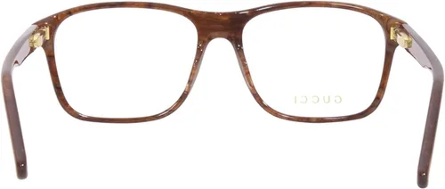 Vista 4 de Gucci GG1045O 003 Gafas Hombres Marrón Llena Rim Rectángulo Forma 2.205 in