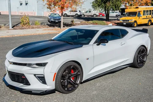 Vista 10 de Reemplazo para Chevrolet Camaro SS 2016-Actual Splitter de labio de parachoque delantero estilo ZL1 con panel de rocker lateral en par
