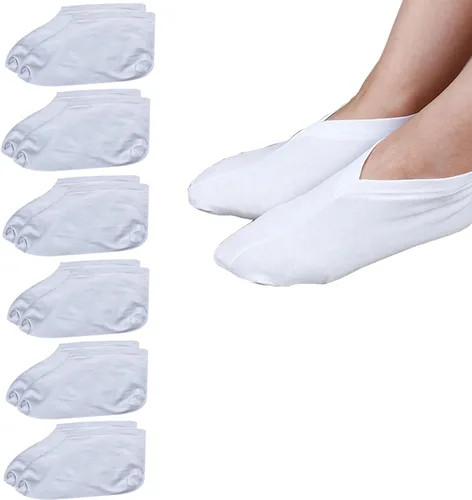 Vista 9 de 2 pares de calcetines curativos para pies secos para hombres y mujeres, loción, calcetines hidratantes para spa durante la noche absorbentes