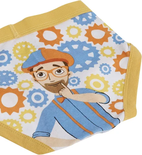 Vista 6 de Blippi 7 10-pk Toddler Boys 100% Combed Cotton Underwear Briefs in Sizes 23t and 4t