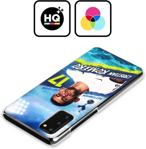 Vista 2 de Head Case Designs Tottenham Hotspur F.C. Cristian Romero 2023/24 First Team - Carcasa rígida compatible con Samsung Galaxy S21 5G