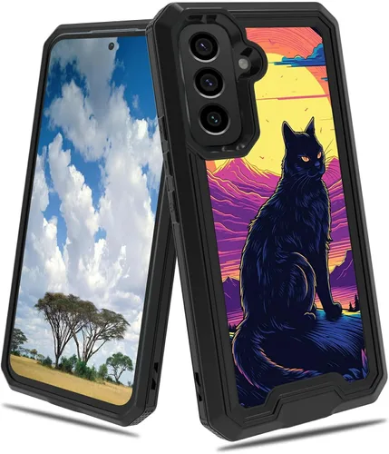 Vista 55 de Funda para Samsung S23 FE Funda Galaxy S23 FE 2 en 1 PC duro de doble capa TPU suave a prueba de golpes Funda protectora para Samsung Galaxy S23 FE