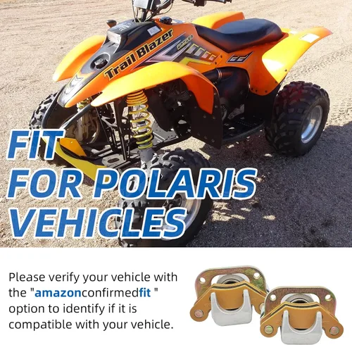 Vista 6 de Pinza de freno delantera izquierda derecha para Polaris Sportsman 335 Big Boss 300 6X6 250 Magnum 425 2X4 Scrambler 400 500 Sport 400L Trail Blazer