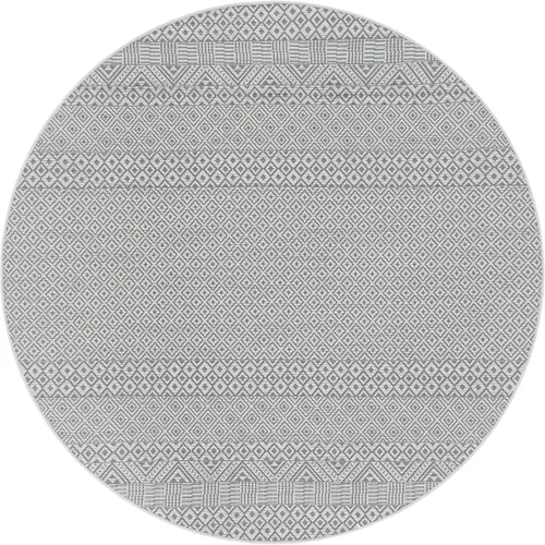 Vista 18 de SAFAVIEH Alfombra lavable para exteriores, colección Courtyard de 2.3 x 6.7 pies, beige y azul aguamarina, no desprende pelusa y es fácil