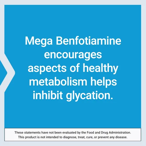 Vista 6 de Life Extension Mega Benfotiamina, 250 mg, 120 Cápsulas