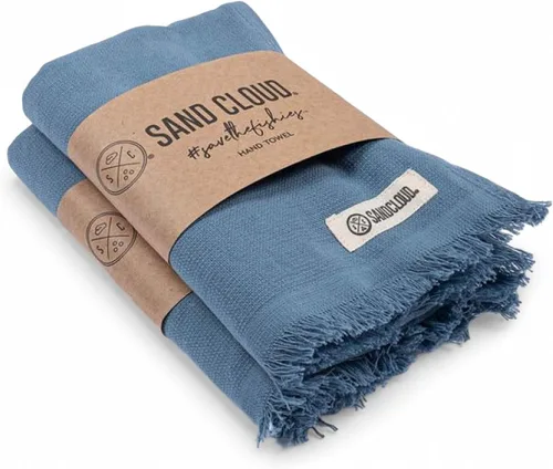 Vista 28 de Sand Cloud Toallas de baño turcas de 2 capas para baño, paquete de 2 Clásico - Gris