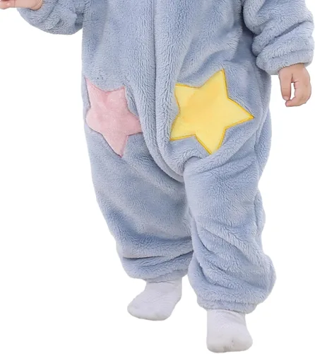 Vista 4 de FEORJGP Mameluco de Halloween para bebé, niño, niña, cosplay, mameluco de dibujos animados, lindo animal, disfraz de fiesta de Halloween para niños