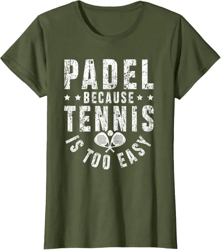 Vista 26 de Padel, Because Tennis is Too Easy - Camiseta de Padel Player